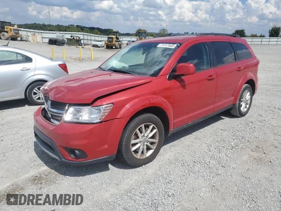 2016 Dodge Journey SXT with VIN 3C4PDCBG5GT137320, listed as a Copart auction lot 71117445 with 162,869 mi miles and Salvage title. Bid and sale history available at DreamBid. Image 1.