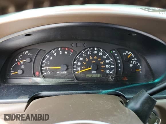 2001 Toyota Tundra Limited z VIN 5TBBT48101S167986, wystawiony jako Copart lot #64989255 z przebiegiem 217 919 mil mil oraz Czysty tytuł • Clean title. Historia ofert i sprzedaży dostępna na DreamBid. Obrazek 9.