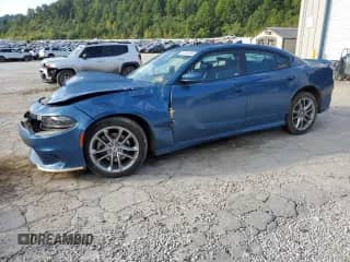 2022 Dodge Charger GT with VIN 2C3CDXMG3NH256383, listed as a Copart auction lot 67974165 with 71,486 mi miles and Salvage title. Bid and sale history available at DreamBid. Image 1.