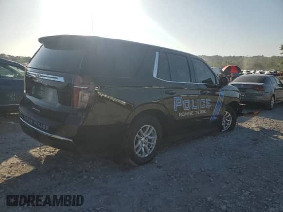2023 Chevrolet Tahoe Commercial с VIN 1GNSKLED4PR194772, выставлен на аукционе Copart как лот 60497595 с пробегом 25 153 миль миль и Списание • Salvage title. История ставок и продаж доступна на DreamBid. Изображение 3.