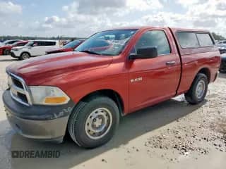 2010 Dodge 1500 ST with VIN 3D7JB1EKXAG107462, listed as a Copart auction lot 61400705 with 72,241 mi miles and Clean title. Bid and sale history available at DreamBid. Image 1.