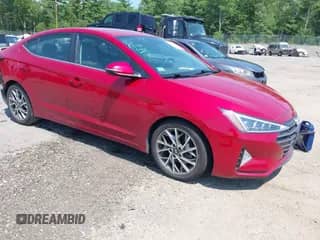 2019 Hyundai Elantra SEL z VIN KMHD84LF5KU792980, wystawiony jako IAAI lot #42802333 z przebiegiem 68 252 mil mil oraz . Historia ofert i sprzedaży dostępna na DreamBid. Obrazek 1.
