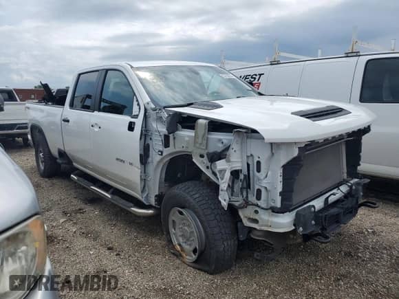 2023 Chevrolet Silverado 2500HD Work Truck with VIN 1GC1YLE72PF237469, listed as a Copart auction lot 53750255 with 51,139 mi miles and Salvage title. Bid and sale history available at DreamBid. Image 4.