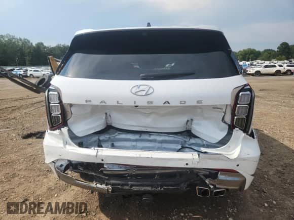 2025 Hyundai Palisade Calligraphy z VIN KM8R7DGE8SU819065, wystawiony jako Copart lot #66626135 z przebiegiem 16 662 mil mil oraz Szkoda całkowita • Salvage title. Historia ofert i sprzedaży dostępna na DreamBid. Obrazek 6.