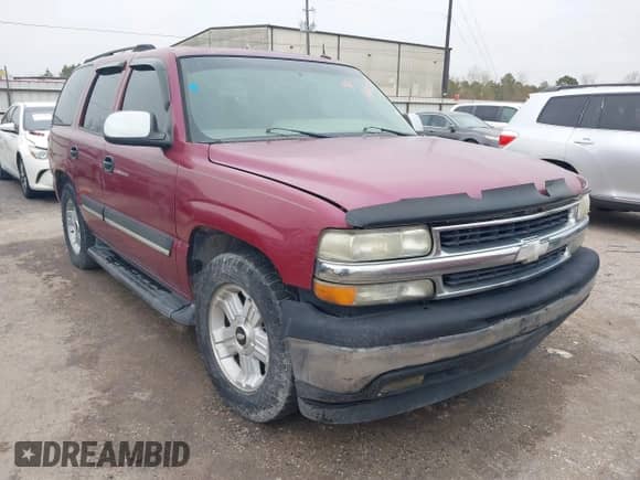 2005 Chevrolet Tahoe Z71 with VIN 1GNEC13T95R155083, listed as a IAAI auction lot 41430239 with 333,463 mi miles and . Bid and sale history available at DreamBid. Image 1.