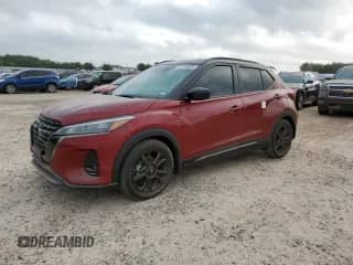2023 Nissan Kicks SR with VIN 3N1CP5DV8PL480526, listed as a Copart auction lot 51318025 with 11,939 mi miles and Salvage title. Bid and sale history available at DreamBid. Image 1.