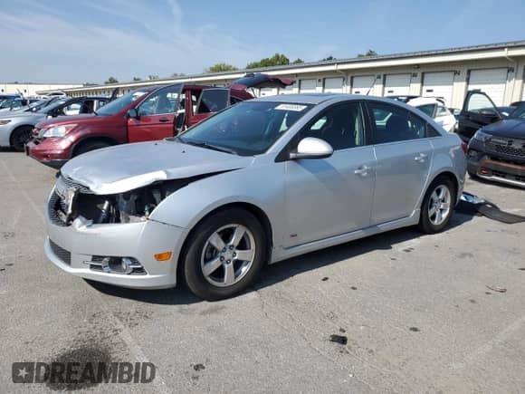 2012 Chevrolet Cruze 1LT with VIN 1G1PF5SC4C7314157, listed as a Copart auction lot 81408385 with 92,227 mi miles and Salvage title. Bid and sale history available at DreamBid. Image 1.
