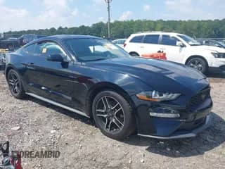 2018 Ford Mustang EcoBoost with VIN 1FA6P8TH1J5135309, listed as a IAAI auction lot 43040556 with 110,357 mi miles and . Bid and sale history available at DreamBid. Image 1.