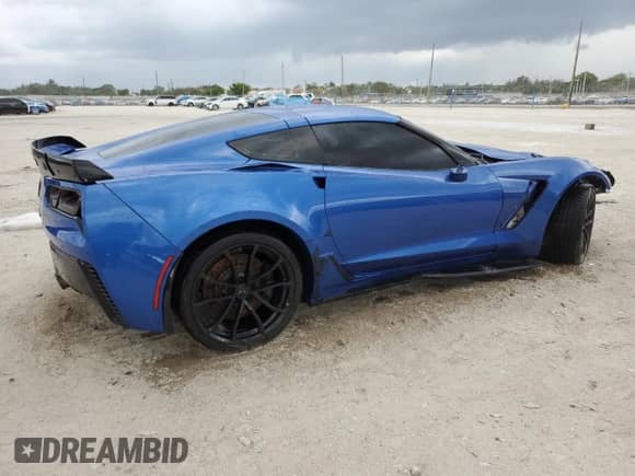 2019 Chevrolet Corvette Grand Sport 1LT z VIN 1G1YW2D73K5114299, wystawiony jako Copart lot #48708685 z przebiegiem 56 131 mil mil oraz Szkoda całkowita • Salvage title. Historia ofert i sprzedaży dostępna na DreamBid. Obrazek 3.