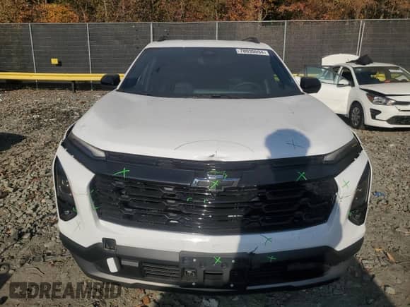 2025 Chevrolet Equinox FWD LT с VIN 3GNAXHEG1SL106183, выставлен на аукционе Copart как лот 78030094 с пробегом 960 миль миль и Списание • Salvage title. История ставок и продаж доступна на DreamBid. Изображение 5.