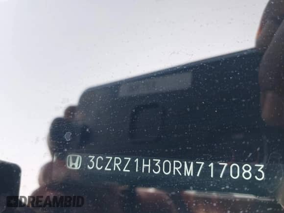 2024 Honda HR-V LX с VIN 3CZRZ1H30RM717083, выставлен на аукционе IAAI как лот 42607250 с пробегом 23 796 миль миль и . История ставок и продаж доступна на DreamBid. Изображение 9.