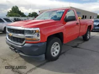 2017 Chevrolet Silverado 1500 Work Truck with VIN 1GCNCNEH6HZ395642, listed as a Copart auction lot 62786305 with 131,723 mi miles and Salvage title. Bid and sale history available at DreamBid. Image 1.