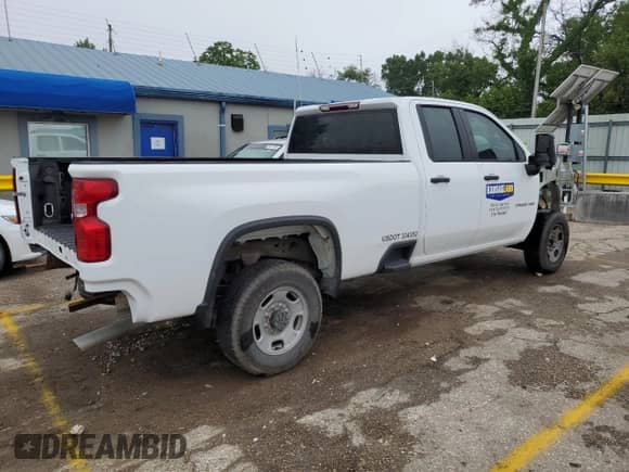 2022 Chevrolet Silverado 2500HD Work Truck с VIN 1GC5WLE78NF244088, выставлен на аукционе Copart как лот 53968424 с пробегом Не указан миль и Списание • Salvage title. История ставок и продаж доступна на DreamBid. Изображение 3.