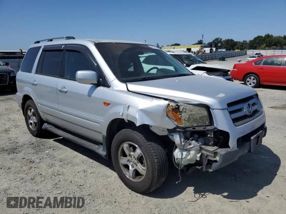 2006 Honda Pilot EX-L z VIN 5FNYF28766B024540, wystawiony jako Copart lot #60667035 z przebiegiem 224 229 mil mil oraz Szkoda całkowita • Salvage title. Historia ofert i sprzedaży dostępna na DreamBid. Obrazek 4.