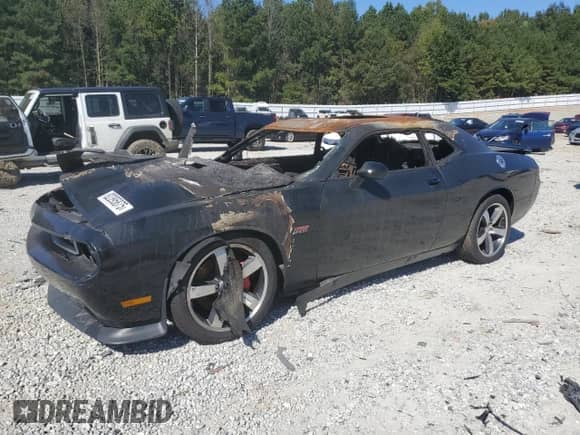 2012 Dodge Challenger SRT-8 392 с VIN 2C3CDYCJ3CH170605, выставлен на аукционе Copart как лот 82395875 с пробегом Не указан миль и На запчасти • Non repairable. История ставок и продаж доступна на DreamBid. Изображение 1.