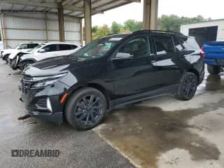 2024 Chevrolet Equinox RS с VIN 3GNAXMEG3RL200035, выставлен на аукционе Copart как лот 67342635 с пробегом 21 344 миль миль и Списание • Salvage title. История ставок и продаж доступна на DreamBid. Изображение 1.