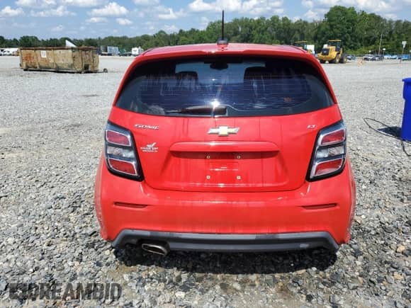 2017 Chevrolet Sonic LT with VIN 1G1JD6SH5H4168552, listed as a Copart auction lot 70158425 with 141,867 mi miles and Salvage title. Bid and sale history available at DreamBid. Image 6.
