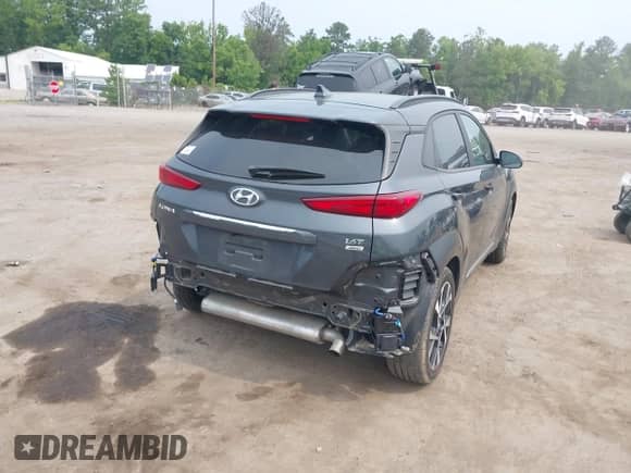 2022 Hyundai Kona Limited z VIN KM8K5CA33NU926120, wystawiony jako IAAI lot #42424720 z przebiegiem 12 899 mil mil oraz . Historia ofert i sprzedaży dostępna na DreamBid. Obrazek 4.