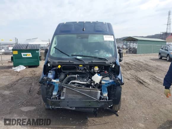 2023 Ram ProMaster Cargo with VIN 3C6LRVBG1PE599526, listed as a IAAI auction lot 41910156 with 1,504 mi miles and . Bid and sale history available at DreamBid. Image 13.
