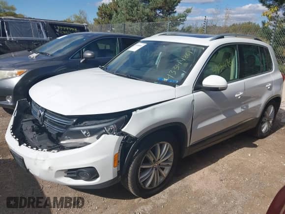 2014 Volkswagen Tiguan S с VIN WVGBV3AX3EW579136, выставлен на аукционе IAAI как лот 43344861 с пробегом 103 080 миль миль и . История ставок и продаж доступна на DreamBid. Изображение 2.