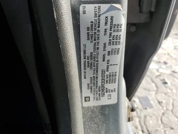 2012 Chevrolet Colorado 2LT с VIN 1GCHSDFE2C8137227, выставлен на аукционе Copart как лот 63568915 с пробегом 185 130 миль миль и Списание • Salvage title. История ставок и продаж доступна на DreamBid. Изображение 12.