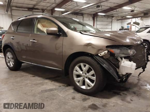 2012 Nissan Murano S with VIN JN8AZ1MW6CW236737, listed as a IAAI auction lot 42593907 with 117,000 mi miles and . Bid and sale history available at DreamBid. Image 1.