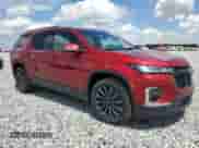 2023 Chevrolet Traverse RS z VIN 1GNERJKW9PJ285151, wystawiony jako Copart lot #68415965 z przebiegiem Nie podano mil oraz Szkoda całkowita • Salvage title. Historia ofert i sprzedaży dostępna na DreamBid. Obrazek 4.