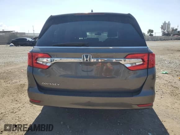 2020 Honda Odyssey EX-L with VIN 5FNRL6H74LB044382, listed as a Copart auction lot 71279575 with 53,709 mi miles and Salvage title. Bid and sale history available at DreamBid. Image 6.