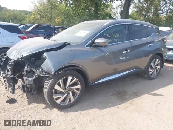 2020 Nissan Murano SL с VIN 5N1AZ2CS4LN104061, выставлен на аукционе IAAI как лот 43272585 с пробегом 60 276 миль миль и . История ставок и продаж доступна на DreamBid. Изображение 2.