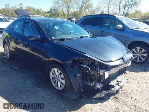 2014 Dodge Dart SXT with VIN 1C3CDFBB6ED823491, listed as a IAAI auction lot 43342285 with 137,487 mi miles and . Bid and sale history available at DreamBid. Image 1.