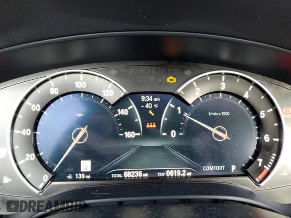 2019 BMW 5 Series 540i xDrive z VIN WBAJE7C51KWW19189, wystawiony jako Copart lot #89460225 z przebiegiem 68 236 mil mil oraz Szkoda całkowita • Salvage title. Historia ofert i sprzedaży dostępna na DreamBid. Obrazek 9.