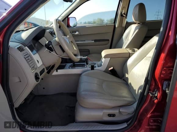 2008 Mercury Mariner Premier with VIN 4M2CU97128KJ45782, listed as a Copart auction lot 80001145 with 124,898 mi miles and Salvage title. Bid and sale history available at DreamBid. Image 7.