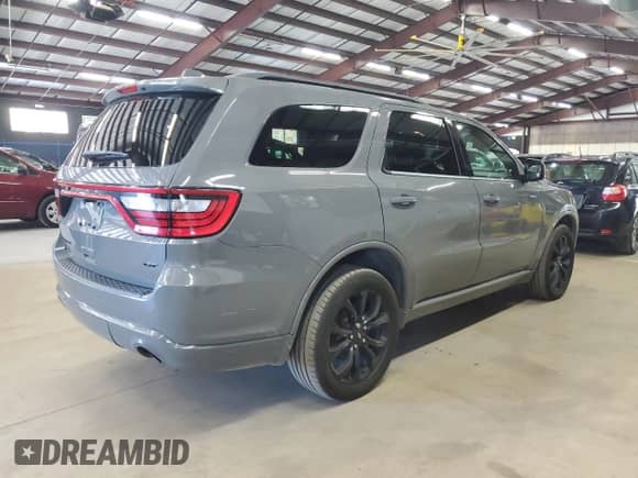 2019 Dodge Durango GT Plus with VIN 1C4RDJDG5KC777395, listed as a Copart auction lot 89493715 with 123,276 mi miles and Clean title. Bid and sale history available at DreamBid. Image 3.