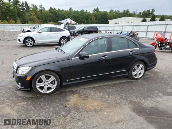 2010 Mercedes-Benz C 300 Sport with VIN WDDGF8BBXAF490834, listed as a Copart auction lot 81494395 with 107,504 mi miles and Salvage title. Bid and sale history available at DreamBid. Image 1.