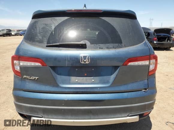 2021 Honda Pilot EX with VIN 5FNYF5H31MB027115, listed as a Copart auction lot 60261405 with 53,685 mi miles and Salvage title. Bid and sale history available at DreamBid. Image 6.