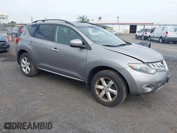 2010 Nissan Murano SL with VIN JN8AZ1MW9AW112183, listed as a IAAI auction lot 43280067 with 109,912 mi miles and . Bid and sale history available at DreamBid. Image 1.