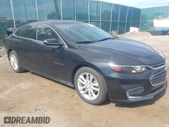 2017 Chevrolet Malibu LT with VIN 1G1ZE5ST4HF124769, listed as a IAAI auction lot 43360132 with 110,880 mi miles and . Bid and sale history available at DreamBid. Image 1.