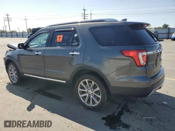 2017 Ford Explorer Limited z VIN 1FM5K8F82HGC69398, wystawiony jako Copart lot #80964655 z przebiegiem Nie podano mil oraz Szkoda całkowita • Salvage title. Historia ofert i sprzedaży dostępna na DreamBid. Obrazek 2.
