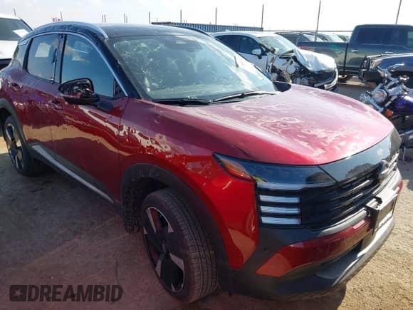 2025 Nissan Kicks SR с VIN 3N8AP6DA4SL350571, выставлен на аукционе IAAI как лот 42689131 с пробегом 10 200 миль миль и . История ставок и продаж доступна на DreamBid. Изображение 1.