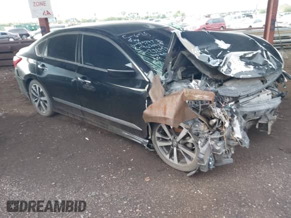 2016 Nissan Altima S with VIN 1N4AL3AP5GC185797, listed as a IAAI auction lot 43083624 with 104,782 mi miles and . Bid and sale history available at DreamBid. Image 1.