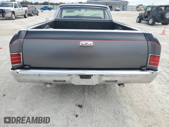 1967 Chevrolet El Camino with VIN 136807Z141189, listed as a Copart auction lot 77607534 with 15,854 mi miles and Salvage title. Bid and sale history available at DreamBid. Image 6.