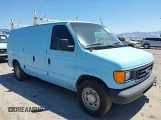 2004 Ford Econoline Cargo with VIN 1FTRE14W24HB02081, listed as a IAAI auction lot 42608631 with 167,215 mi miles and . Bid and sale history available at DreamBid. Image 1.