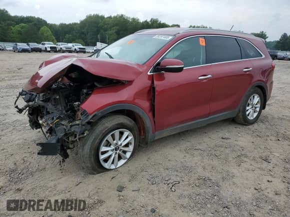 2020 Kia Sorento LX with VIN 5XYPG4A3XLG671751, listed as a Copart auction lot 59297465 with 61,517 mi miles and Salvage title. Bid and sale history available at DreamBid. Image 1.
