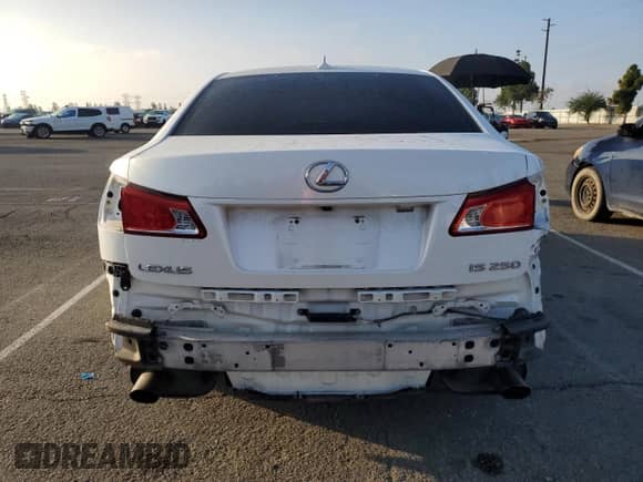 2010 Lexus IS 250 с VIN JTHBF5C20A2096718, выставлен на аукционе Copart как лот 89464615 с пробегом Не указан миль и Списание • Salvage title. История ставок и продаж доступна на DreamBid. Изображение 6.