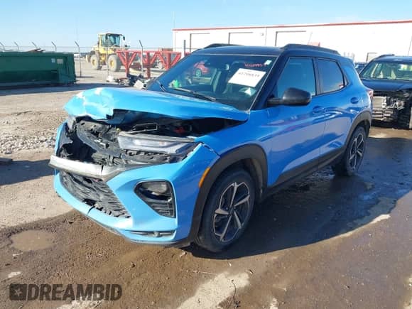 2023 Chevrolet TrailBlazer RS с VIN KL79MTSL4PB215994, выставлен на аукционе IAAI как лот 41208839 с пробегом 41 206 миль миль и . История ставок и продаж доступна на DreamBid. Изображение 2.