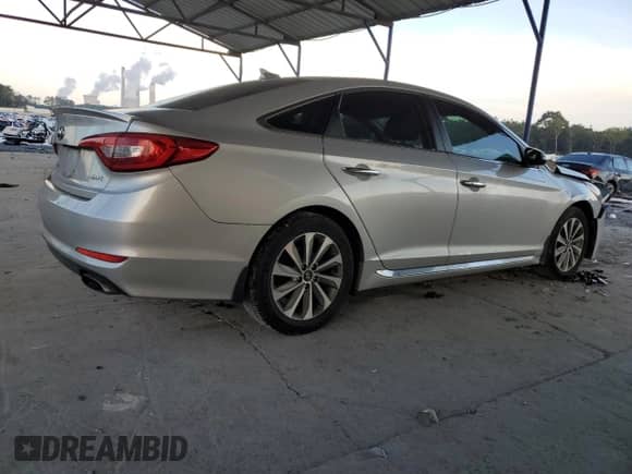 2017 Hyundai Sonata Sport with VIN 5NPE34AF4HH438834, listed as a Copart auction lot 81177985 with Not provided miles and Salvage title. Bid and sale history available at DreamBid. Image 3.