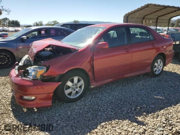 2006 Toyota Corolla LE with VIN 1NXBR32E56Z689748, listed as a Copart auction lot 82242275 with Not provided miles and Salvage title. Bid and sale history available at DreamBid. Image 1.