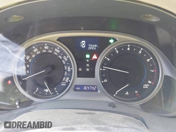 2009 Lexus IS 250 z VIN JTHCK262395034895, wystawiony jako IAAI lot #43076210 z przebiegiem 164 742 mil mil oraz . Historia ofert i sprzedaży dostępna na DreamBid. Obrazek 7.