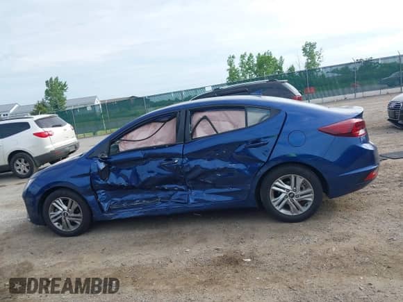 2020 Hyundai Elantra SEL with VIN 5NPD84LF8LH614674, listed as a IAAI auction lot 42576100 with 23,513 mi miles and . Bid and sale history available at DreamBid. Image 14.