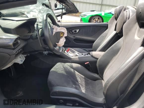 2016 Lamborghini Huracan LP 610-4 with VIN ZHWUR1ZF7GLA05381, listed as a Copart auction lot 71273294 with 10,965 mi miles and Salvage title. Bid and sale history available at DreamBid. Image 7.